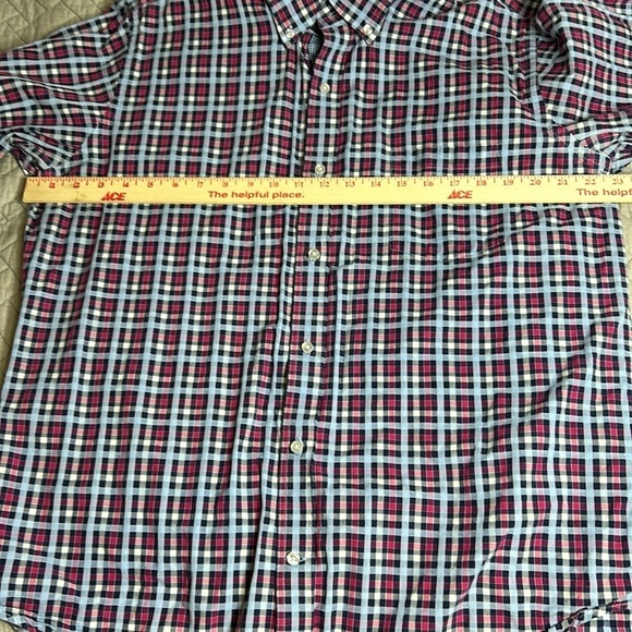 TailorByrd Navy/LtBlue/Pink Plaid Mens LS Shirt Sz XL - Picture 12 of 14